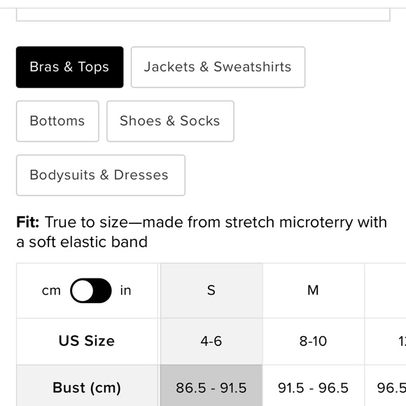 AloYoga Seamless Luxe Terry Cuddle Bra, Size S - Picture 7 of 7